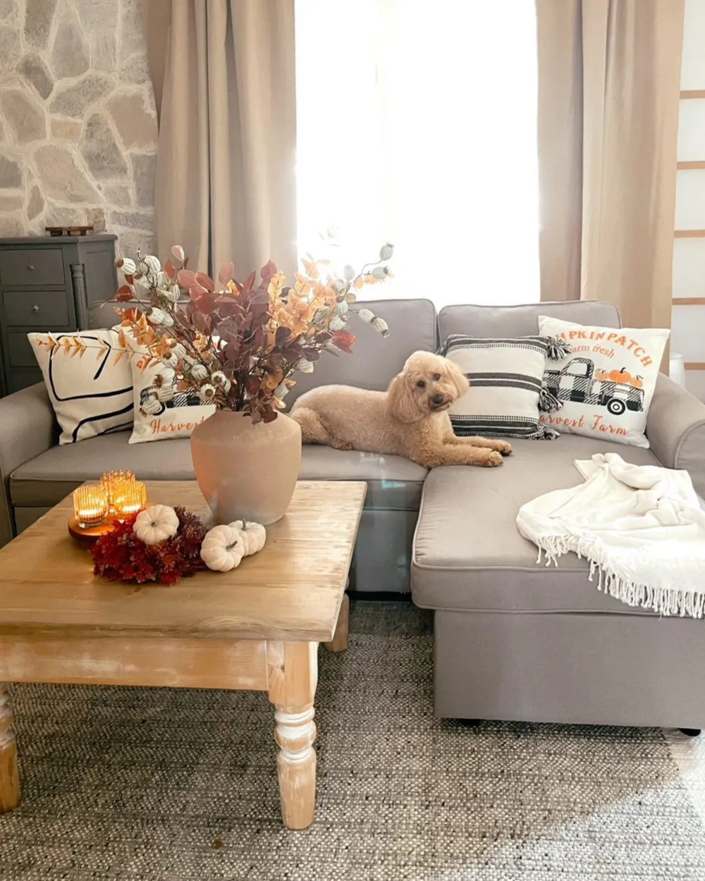 Rug TATLISU Grey 160 x 230 cm Wool_897720