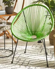 Garden Chair ACAPULCO II PE Rattan Green_795175