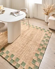 Rug BEED Beige/ Green 160 x 230 cm Jute_1040238