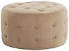 Pouffe TAMPA Velvet Sand Beige
