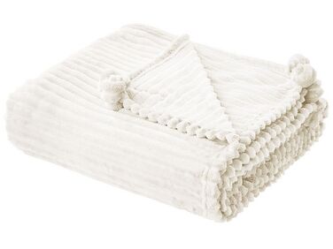 Fehér ágytakaró 150 x 200 cm KAWERI