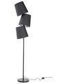 3 Light Floor Lamp Black RIO GRANDE_876932