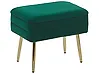 Upholstered Storage Bench ODESSA Velvet Dark Green