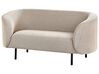 Conjunto de sofás com 6 lugares em tecido taupe LOEN_919700