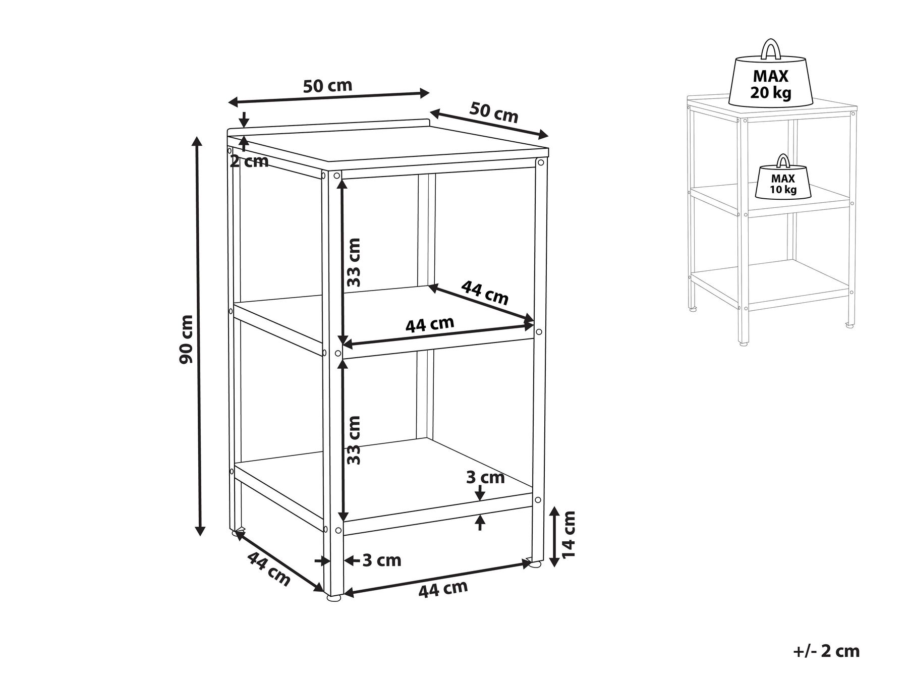 Садовый кухонный остров 50 x 50 x 92 зеленый VILAMA_974001 Садовый кухонный остров 50 x 50 x 92 зеленый VILAMA_974001