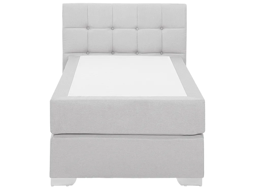 Divan Bed Fabric ADMIRAL 90 x 200 cm (EU Single) Light Grey_734741