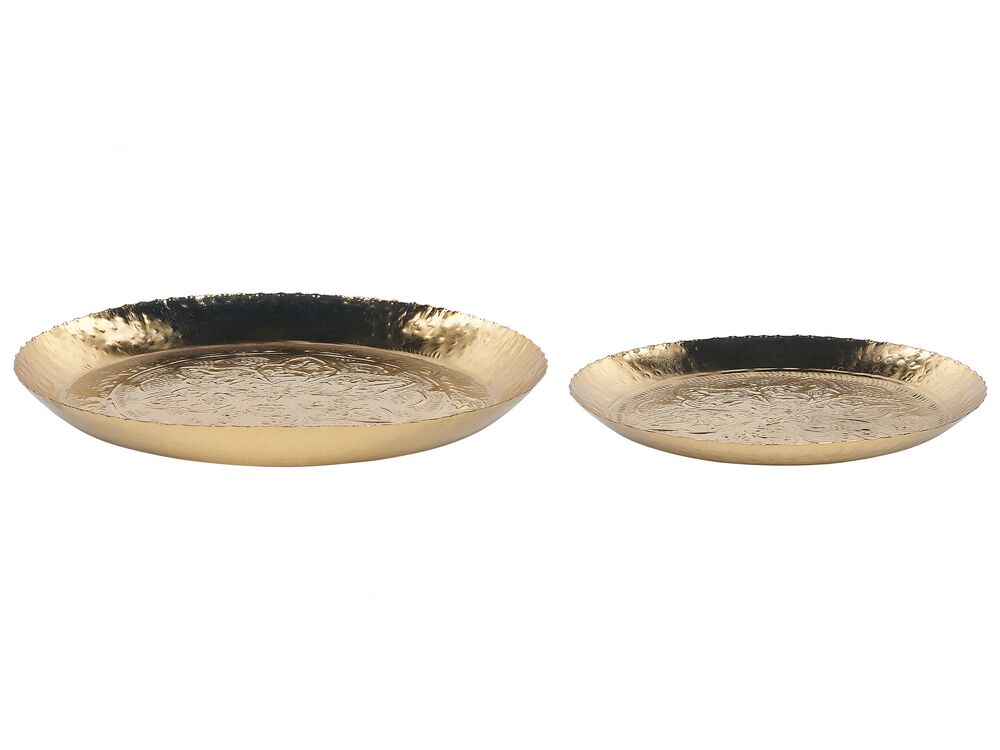 Conjunto de 2 vaciabolsillos SADANE Metal Dorado