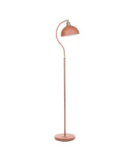 Floor Lamp LENNON Adjustable Metal Orange_1193909