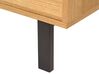 Televizní stolek světlé dřevo/ černý CLAREMONT_843777