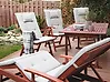 Set of 6 Back/Seat Cushions JAVA/AMANTEA 50 x 70 cm Taupe
