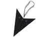 Fekete Bársonyborítású LED-es Papírcsillag Kétdarabos Szettben 45 cm MOTTI_835560