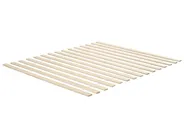 Bett mit Lattenrost Kiefernholz CLAIRAC 160 x 200 cm Hellbraun_1020230