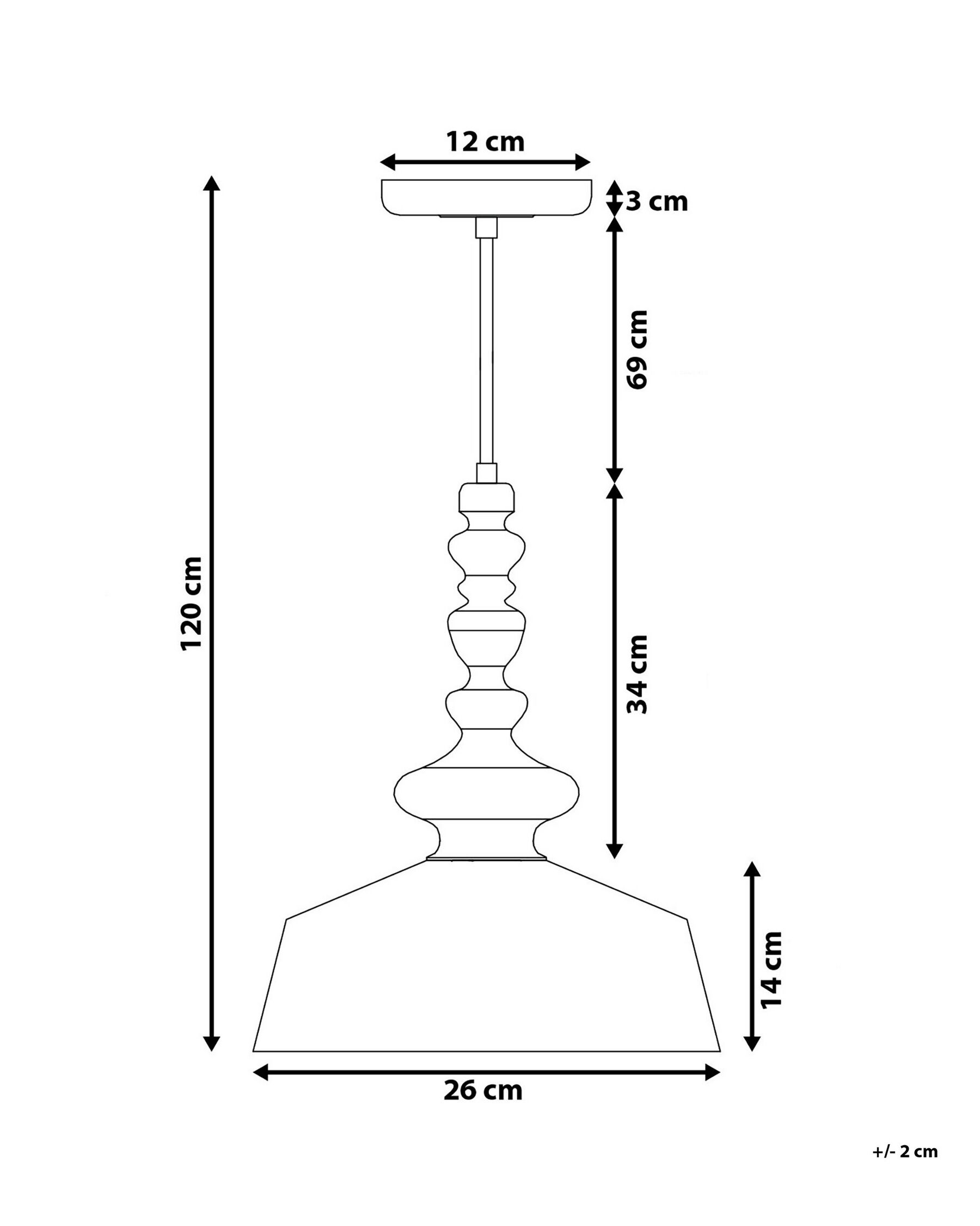 Pendant Lamp DRIVA Metal White_694616