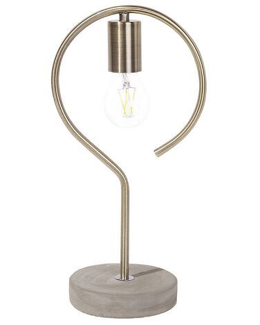 Metal Table Lamp Brass JUCAR