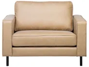 Set da salotto 4 posti SAVALEN Pelle sintetica Beige_725535