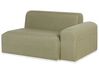 Set salotto modulare verde oliva modulare con 2 pouf 7 posti BATTIFOLLO_933608