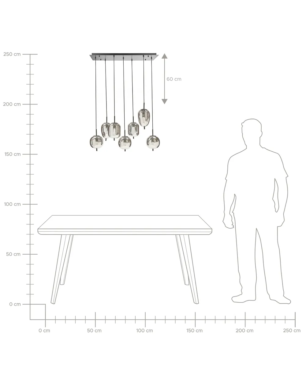 Pendant Lamp TARLO Glass Brass_868803