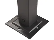 Gazebo LED PARGA 310 cm 310 cm Metallo Grigio scuro_827682