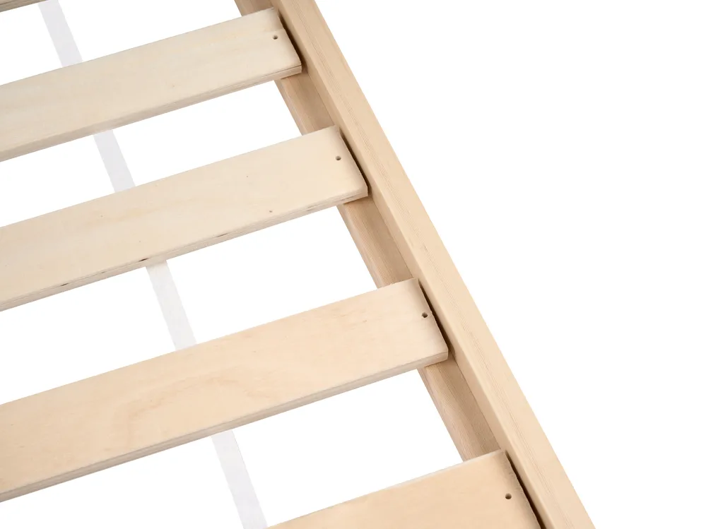 Kids Bed Pine Wood AURIBEAU 90 x 200 cm (EU Single) Light Brown_1051175