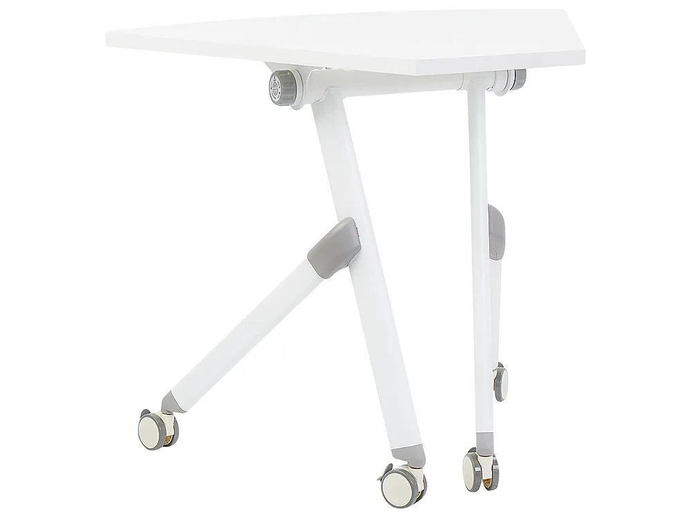 Desk Module 1g Foldable Corner Desk Module BENDI White 90 cm 64 cm | Beliani.es