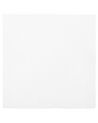 Tappeto shaggy bianco 200 x 200 cm DEMRE_715259
