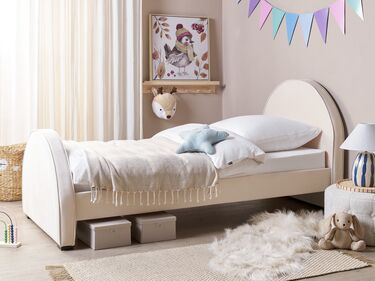 Velvet EU Single Size Bed Beige NOZAY