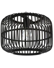 Pendant Lamp MACHEKE Bamboo Wood Black_827151
