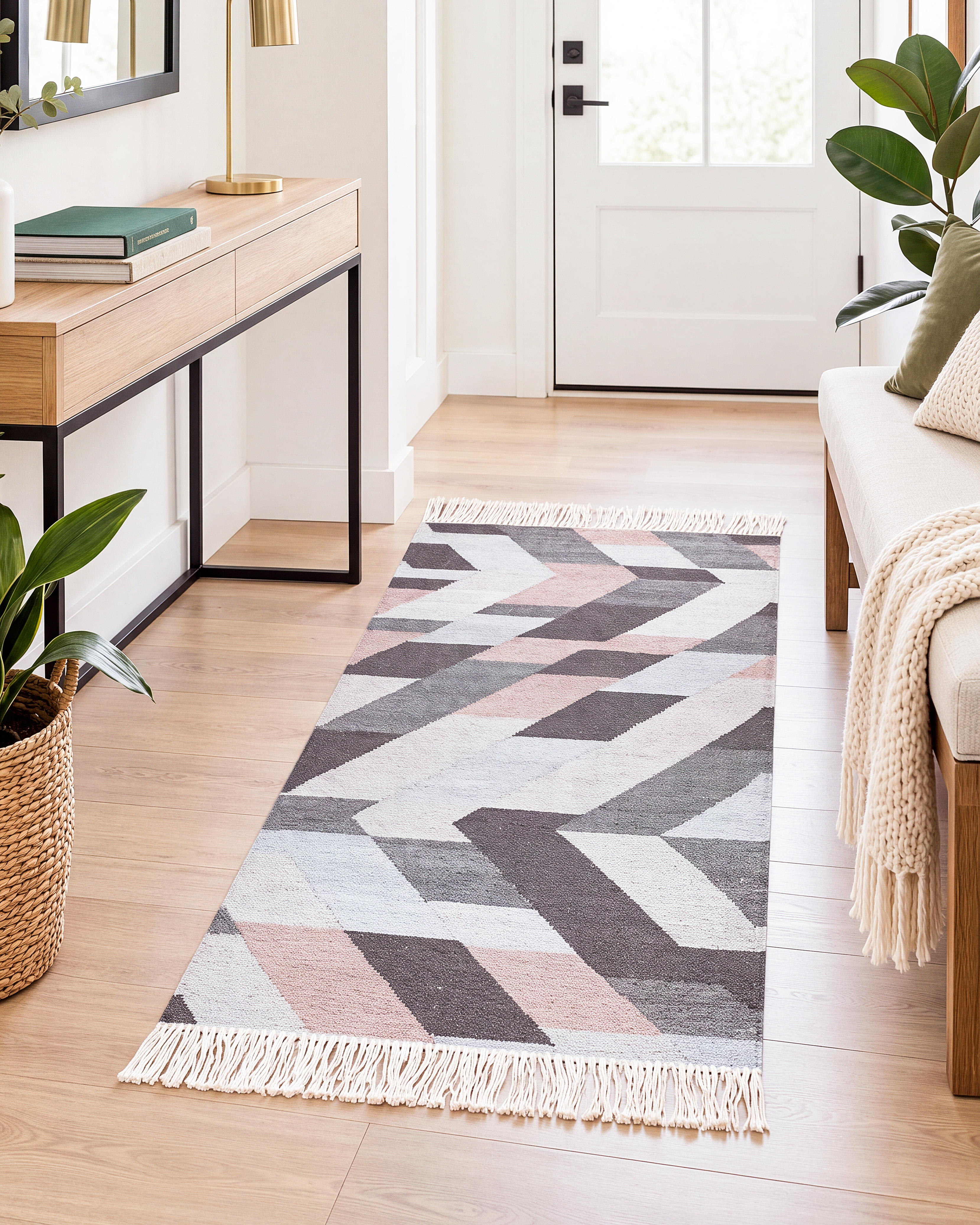 Rug NAKKAS Multicolour 80 x 150 cm Jute