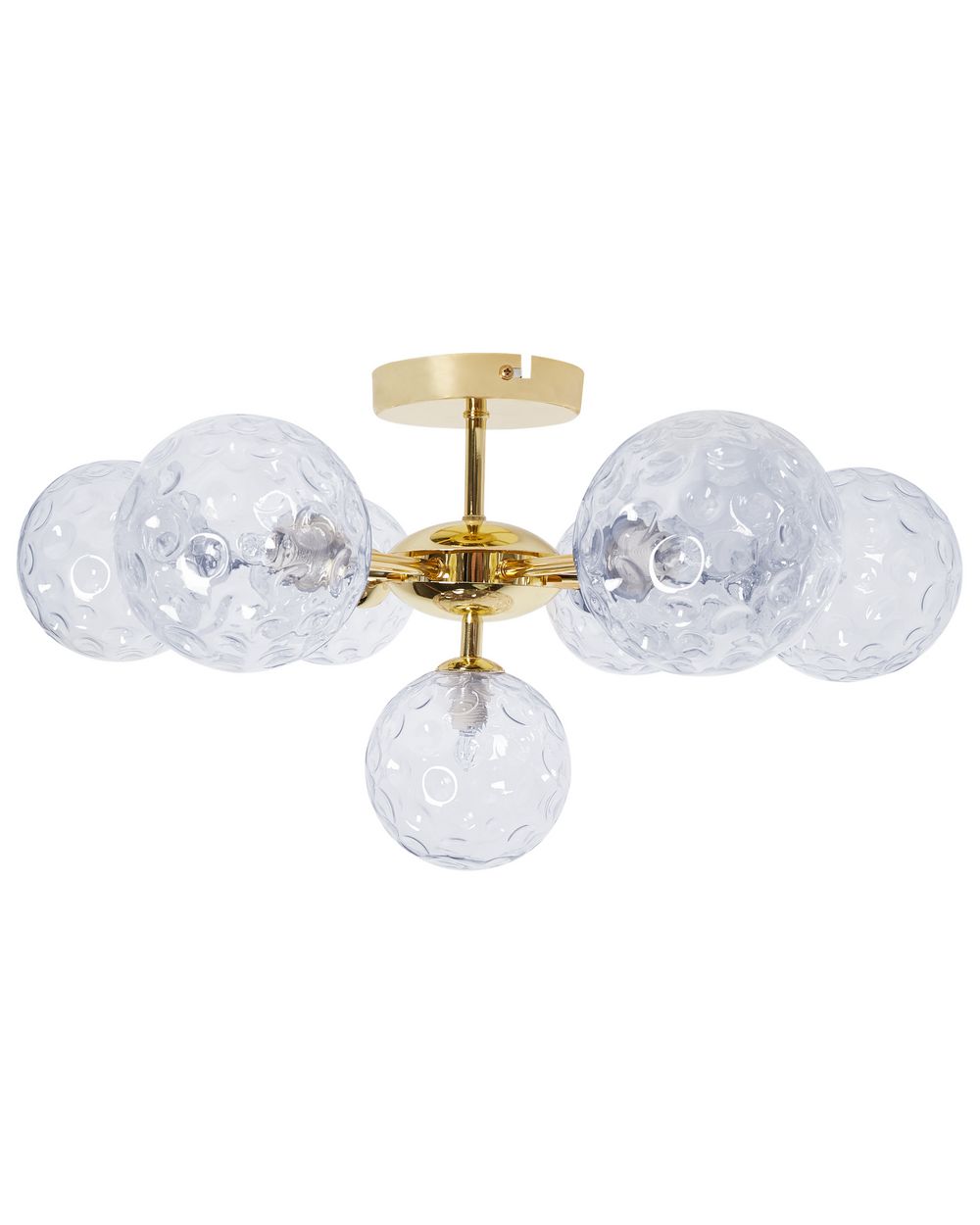 Deckenlampe ANADYR Glas Blau