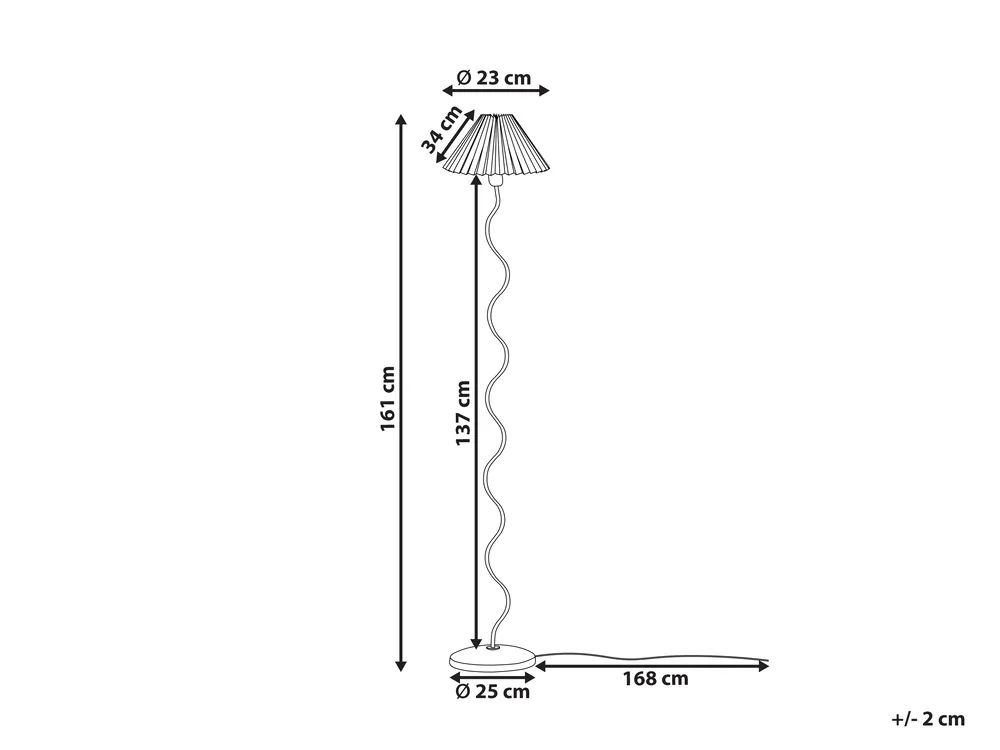 Floor Lamp JIKAWO Metal Pink_898291