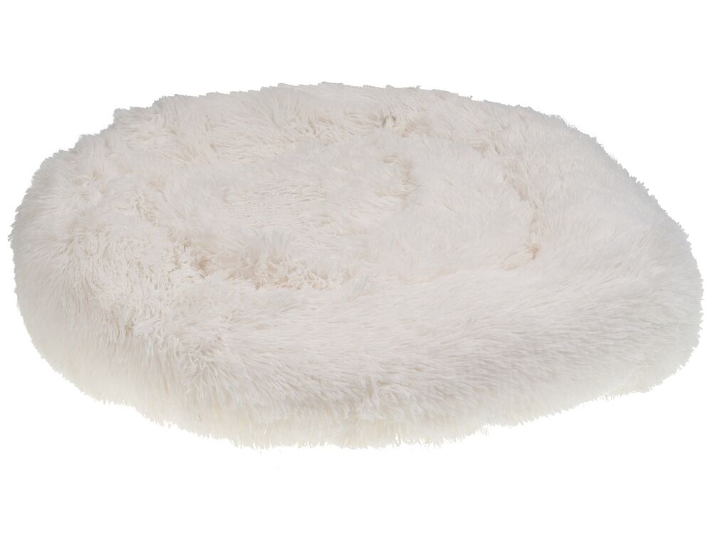 Pet Bed KULU Faux Fur Off-White