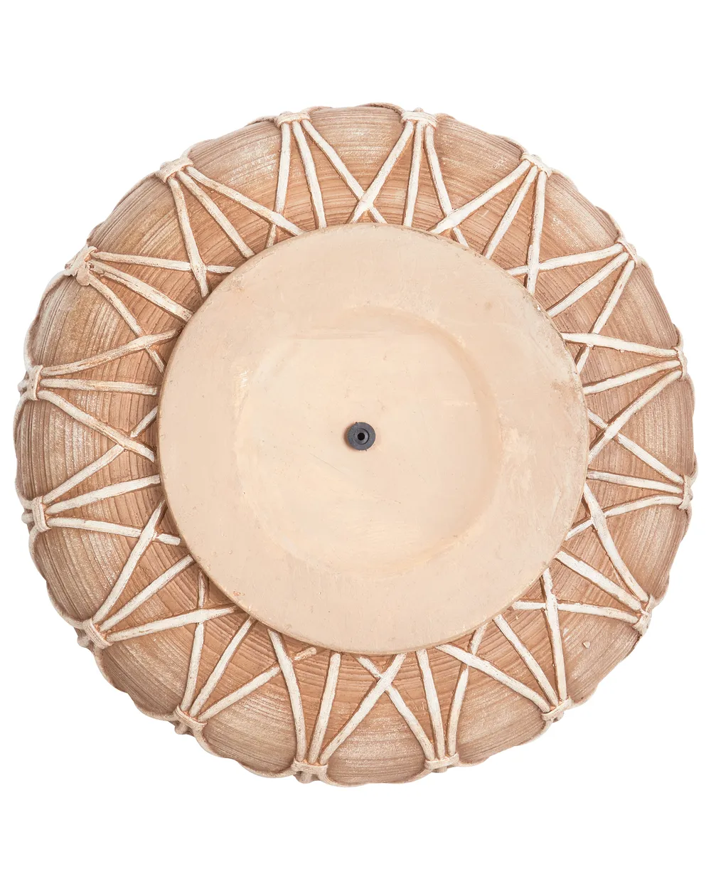 Wazon na kwiaty DOMOKOS 38 cm Ceramika Jasnobrązowy_937239