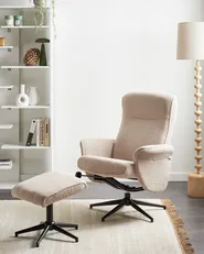 Recliner Chair JAPET Boucle Beige_1007258