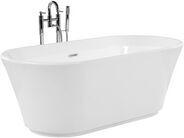 Freistehende Badewanne, 170x80 Cm, Weiß – Moderne Acryl-Wanne Fürs Badezimmer