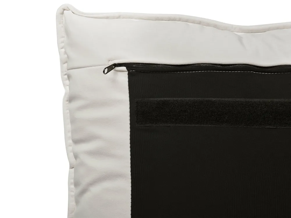 Bed Velvet BAJONNA 180 x 200 cm (EU Super King) Off-White_1009612