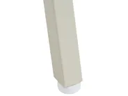 Home Office Desk with Hutch BROXTON 77 cm 46 cm Light Beige_1102718