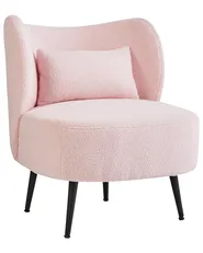 Poltrona OTSBY Bouclé Rosa pastello_966584