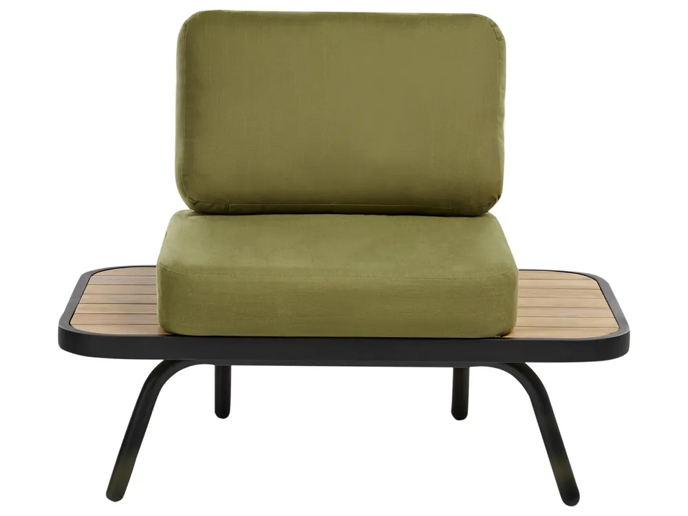 Garden Lounge Set with Table 4 Seater MINOZZO Certified Acacia Wood Olive Green_953384