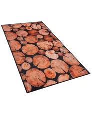 Tappeto KARDERE Marrone 80 x 150 cm_805092