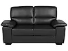 Sofa 2 Seater VOGAR Faux Leather Black