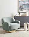 Armchair LEJRE Fabric Light Green