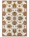 Wool Area Rug 160 x 230 cm Beige and Brown EZINE_848453