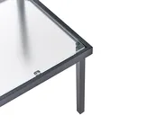 Garden Lounge Set with Table 4 Seater TAVOLETO Metal Grey_1044774