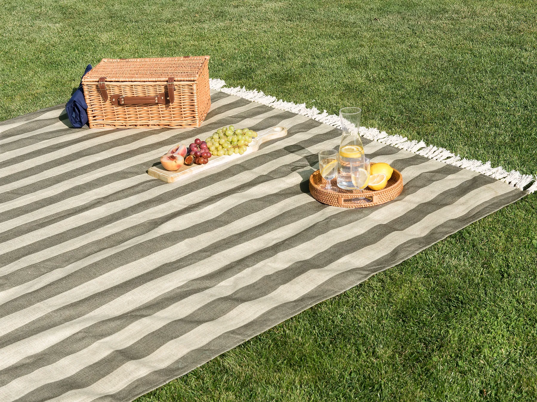 Coperta per picnic MOUZA 200 x 200 cm Beige_945004