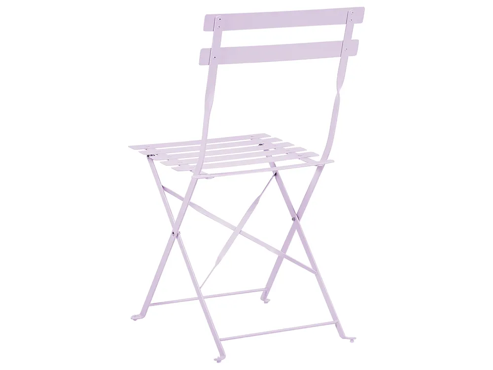 Bistro Set Folding FIORI Metal Violet_814891