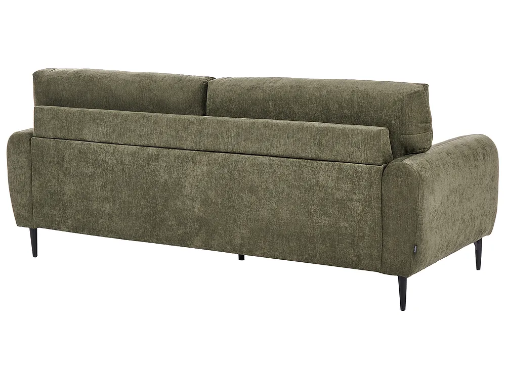 Sofa 3-Sitzer SKARO Chenillegewebe Grün_1156683