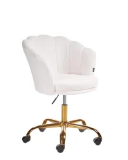 Desk Chair MONTICELLO Boucle White_851740