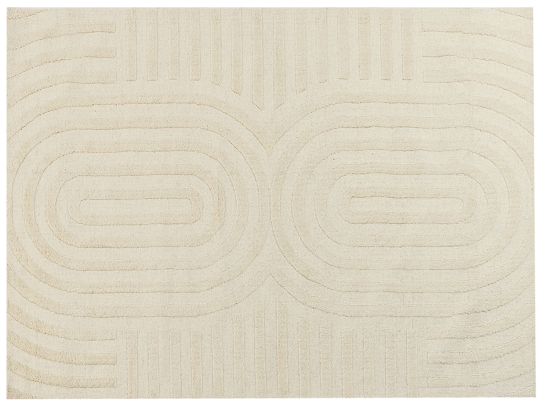 Tapis en laine beige 300 x 400 cm MASTUNG_883923