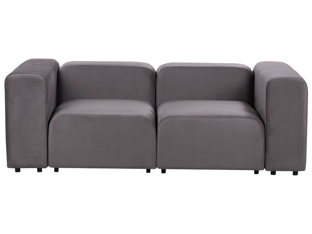 Modular Sofa 2 Seater FALSTERBO Velvet Taupe