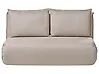 Sofa Bed 2 Seater ROROS Faux Linen Beige